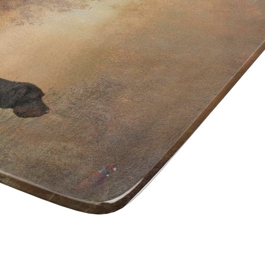 Planche À Découper Impression de toile de chasse de faisan (Coin)