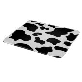 Planche À Découper Impression de vache noire et blanche (Coin)