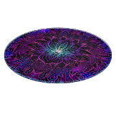 Planche À Découper Impression du boho de fleur Neon Lotus (Coin)