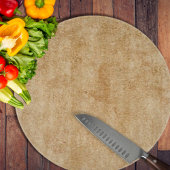 Planche À Découper Impression en cuir Tan Chamois