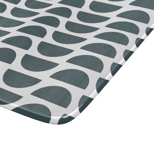 Planche À Découper Impression géométrique Abstraite bleue contemporai (Coin)