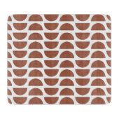 Planche À Découper Impression géométrique Abstraite en terre cuite co (Devant)