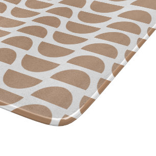 Planche À Découper Impression géométrique Abstraite Jaune contemporai