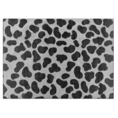 Planche À Découper Impression noire et blanche dalmate (Devant)