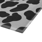 Planche À Découper Impression noire et blanche dalmate (Coin)