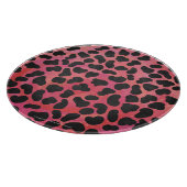 Planche À Découper Impression noire et rouge dalmate (Coin)