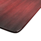 Planche À Découper Impression numérique sur bois rouge foncé (Coin)