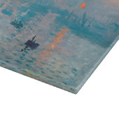 Planche À Découper Impression Soleil Levant Claude Monet  (Coin)
