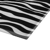 Planche À Découper Impression Zèbre, Grilles, Noir Et Blanc, Votre No (Coin)