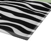 Planche À Découper Impression Zèbre, Grilles, Noir Et Blanc, Votre No (Coin)