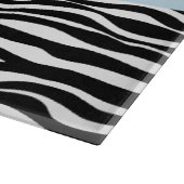 Planche À Découper Impression Zèbre, Grilles, Noir Et Blanc, Votre No (Coin)