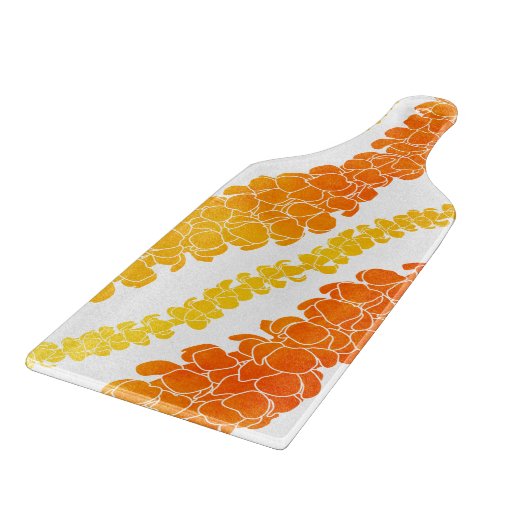 Planche À Découper Imprimerie hawaïenne Puakenikeni lei (Coin)