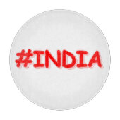 Planche À Découper "#India" Joli design. Commandez dès maintenant (Devant)