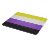 Planche À Découper Indicateur Enby (Pride non binaire) (Coin)