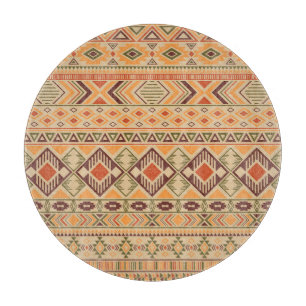 Planche À Découper Indien péruvien : Tribal Geometry Seamless