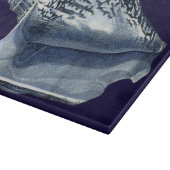 Planche À Découper Indigo Shells I (Coin)