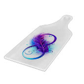 Planche À Découper Infini avec plume violette (Coin)
