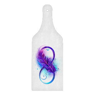 Planche À Découper Infini avec plume violette
