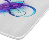 Planche À Découper Infini avec plume violette (Coin)