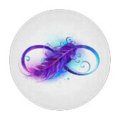Planche À Découper Infinity with purple feather (Devant)