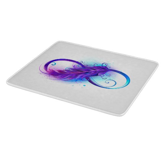 Planche À Découper Infinity with purple feather (Coin)