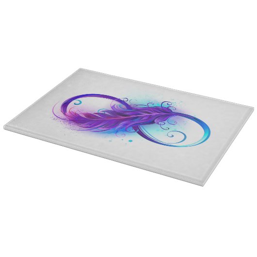 Planche À Découper Infinity with purple feather (Coin)