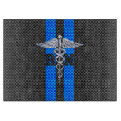 Planche À Découper Infirmière inscrite RN Caduceus Fibre de carbone I (Devant)