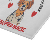 Planche À Découper Infirmière Qualifiée Pawsitively (Coin)