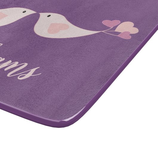 Planche À Découper Inséparables décoratifs (Coin)