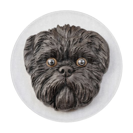 Planche À Découper Inspiré 3D d'Affenpinscher (Devant)