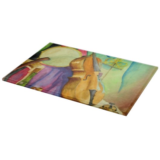 Planche À Découper Instruments d'aquarelle (Coin)