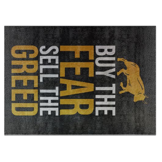 Planche À Découper Investisseur Acheter Crainte Vendre Vente Négocian (Devant)