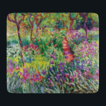 Planche À Découper Iris Garden par Claude Monet Cutting Board<br><div class="desc">Le jardin d'Iris par Claude Monet.
Visitez mon magasin pour un design plus intéressant et plus de choix de couleurs => zazzle.com/colorfulworld*</div>