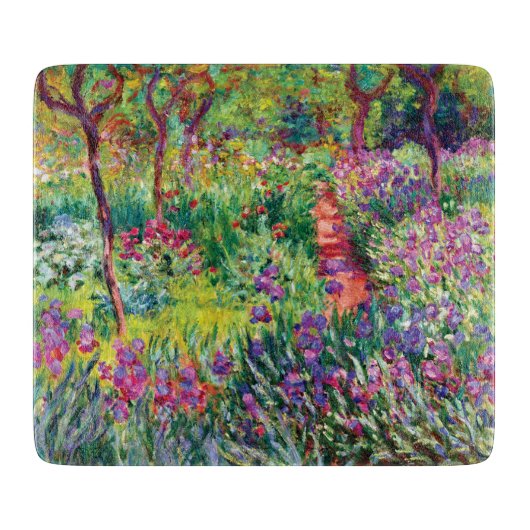 Planche À Découper Iris Garden par Claude Monet Cutting Board (Devant)