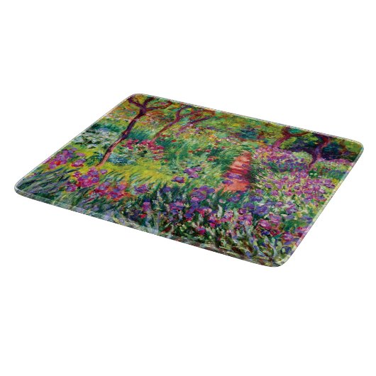 Planche À Découper Iris Garden par Claude Monet Cutting Board (Coin)