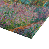 Planche À Découper Iris Jardin Monet Giverny fleurs (Coin)