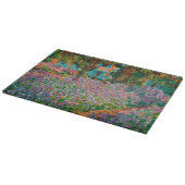 Planche À Découper Iris Jardin Monet Giverny fleurs (Coin)