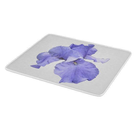Planche À Découper Iris pourpre barbu grand (Coin)