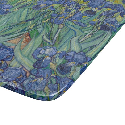 Planche À Découper Irises de Van Gogh (Coin)