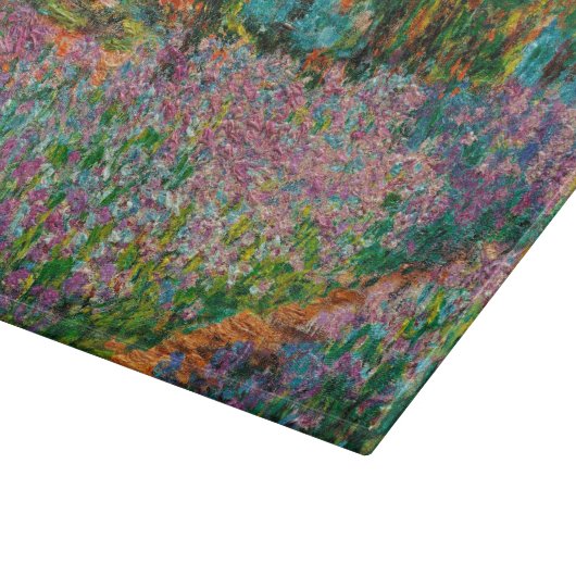 Planche À Découper Irises Monet Garden Fleurs Giverny (Coin)