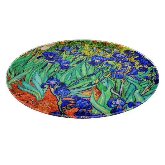 Planche À Découper Irises par Vincent Van Gogh (Coin)