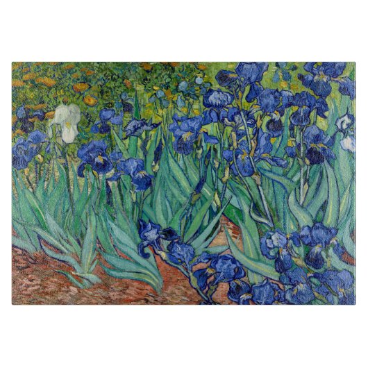 Planche À Découper Irises Vincent van Gogh Tableau de coupe (Devant)