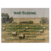 Planche À Découper Irish Blessing Hay Bales in Field (Devant)