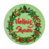 Planche À Découper Irish Nollaig Shona Joyeux Noël (Devant)