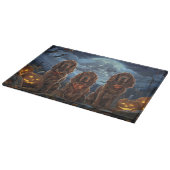 Planche À Découper Irish Red Setter Halloween Éffrayant (Coin)