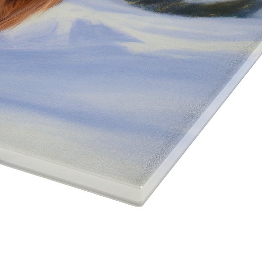 Planche À Découper Irish Setter Let It Neige Christmas (Coin)