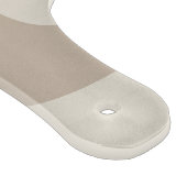 Planche À Découper Ivory and Beige Abstract Glass Cutting Board (Coin)