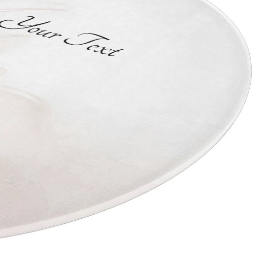 Planche À Découper Ivory White Flowers Cutting Board (Coin)