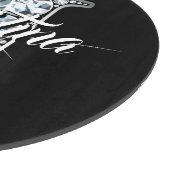Planche À Découper J Faux Diamond Bling Monogram (Coin)