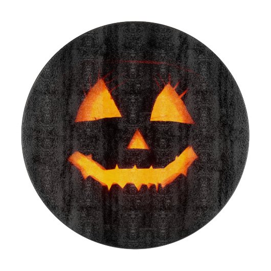 Planche À Découper Jack-o'-lantern éclairé (Devant)